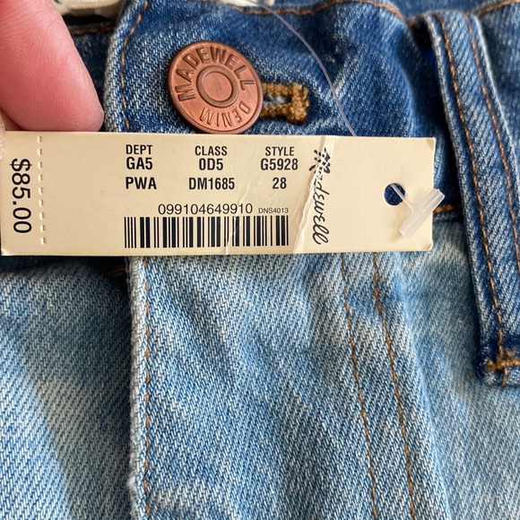 BNWT Madewell Denim Skirt - Picture 4 of 4
